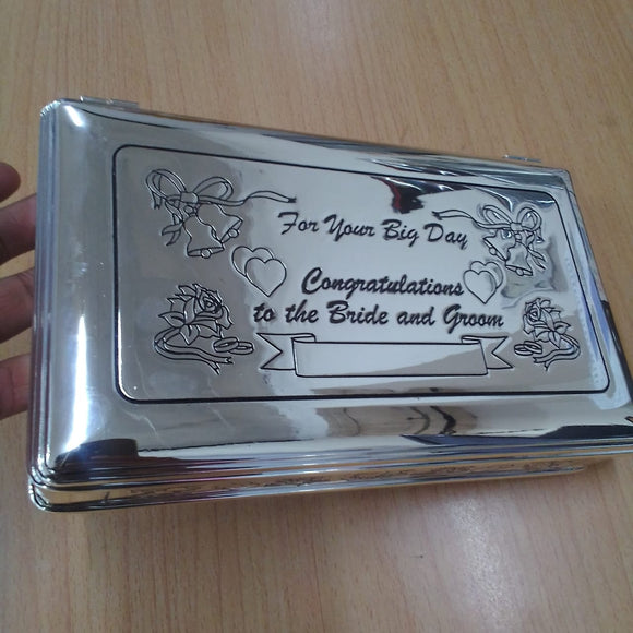 Silver wedding video box