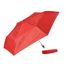 Red 3-fold aluminium frame travel umbrella-2
