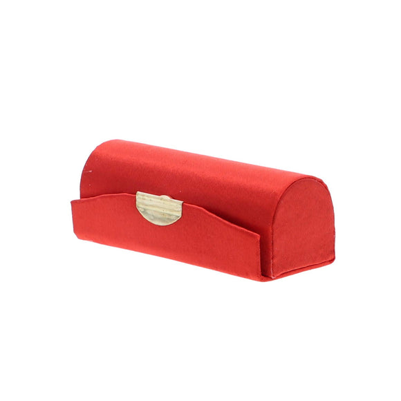 Red Satin Lipstick Case With Mirror