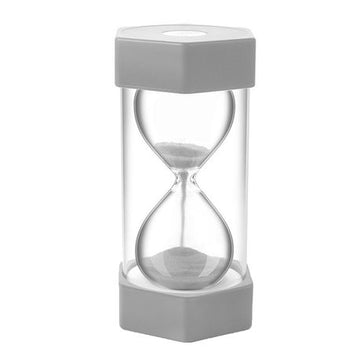 30min Sand Timer with Grey Sand (16.5x7cm)